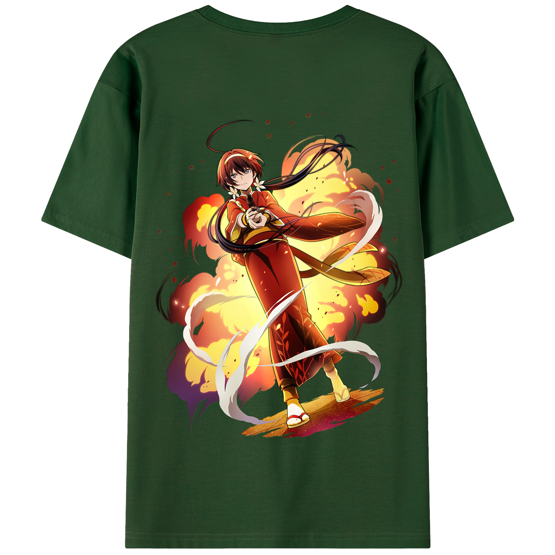 （画像用） 文豪ストレイドッグス Bungo Stray Dogs 綿100％半袖Tシャツ（背面プリント）